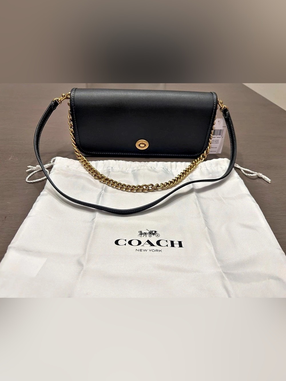 Coach Dinky Shoulder Bag B4/Black CW641 Black NWT